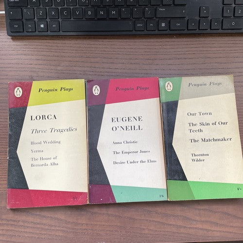 3x Penguin Plays Bundle: Lorca, O'Neill, Wilder - 1960/1961/1962