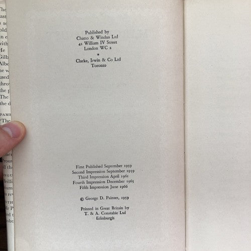 Marcel Proust A Biography Volumes 1 & 2 George Painter (1966)