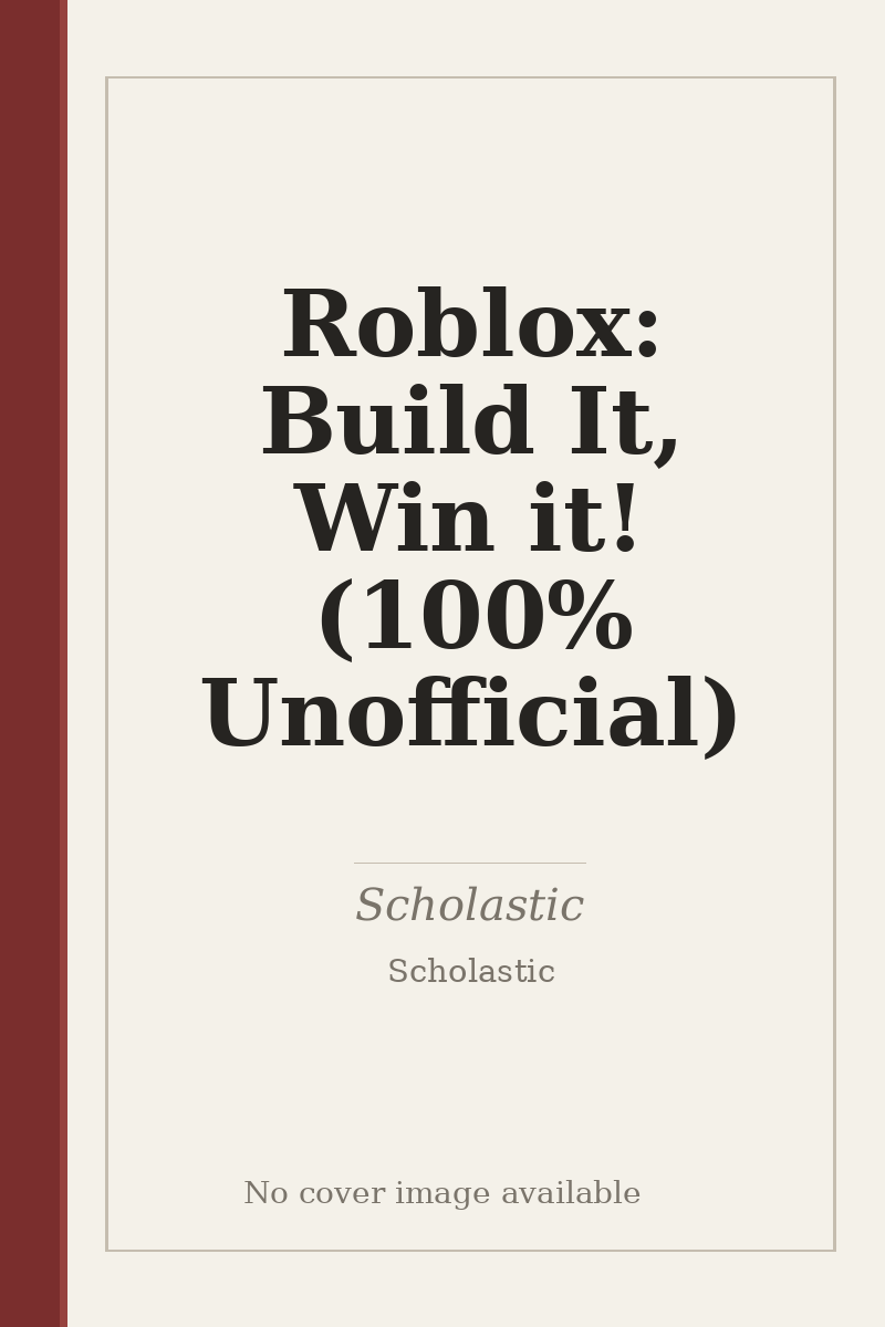 Roblox: Build It, Win it! (100% Unofficial) - no cover image available
