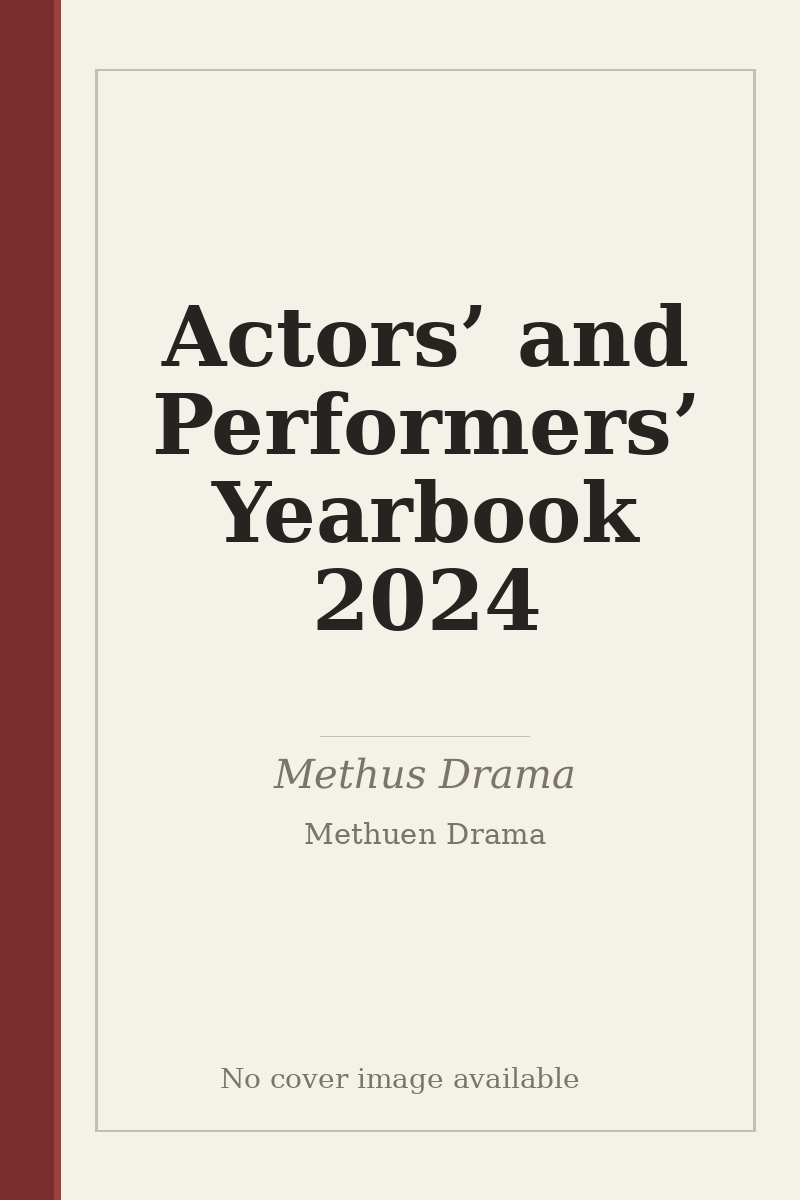 Actors’ and Performers’ Yearbook 2024 - no cover image available