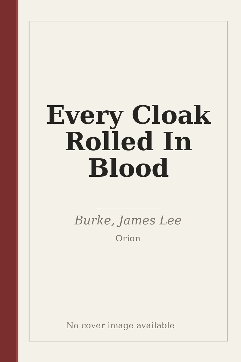 Every Cloak Rolled In Blood - no cover image available