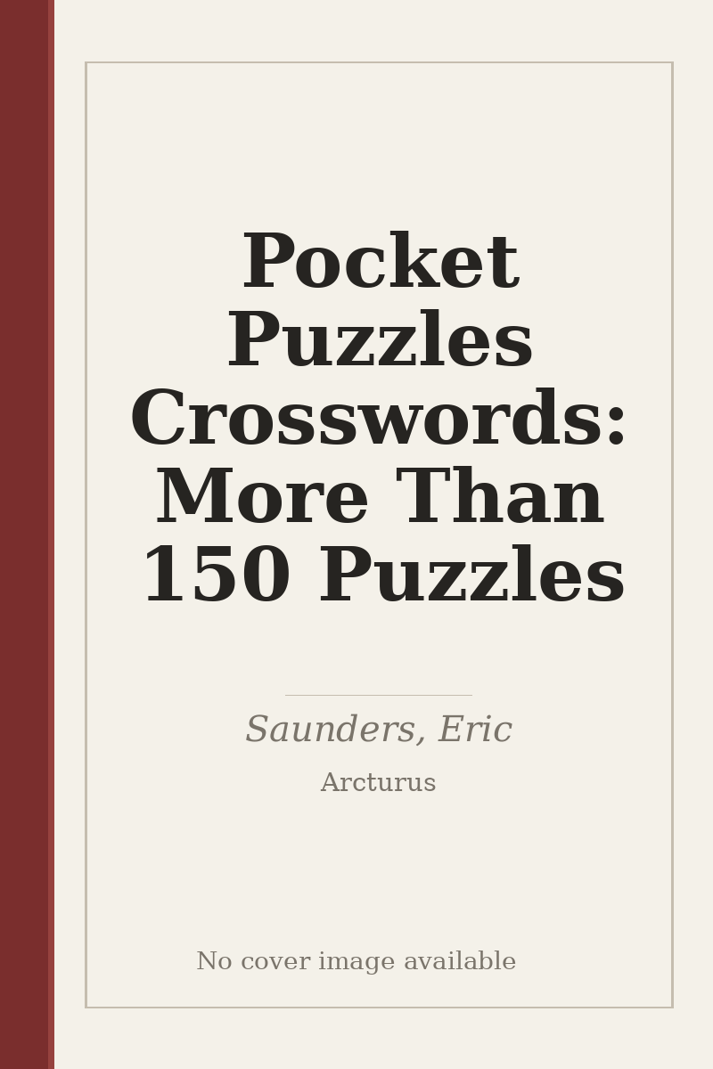 Pocket Puzzles Crosswords: More Than 150 Puzzles - no cover image available