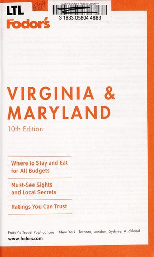 Fodor's Virginia and Maryland