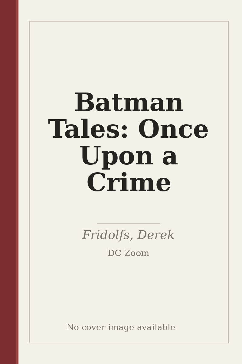 Batman Tales: Once Upon a Crime - no cover image available