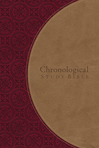 Full Color (The NKJV, the Chronological Study Bible, Imitation Leather, Burgundy/Tan)