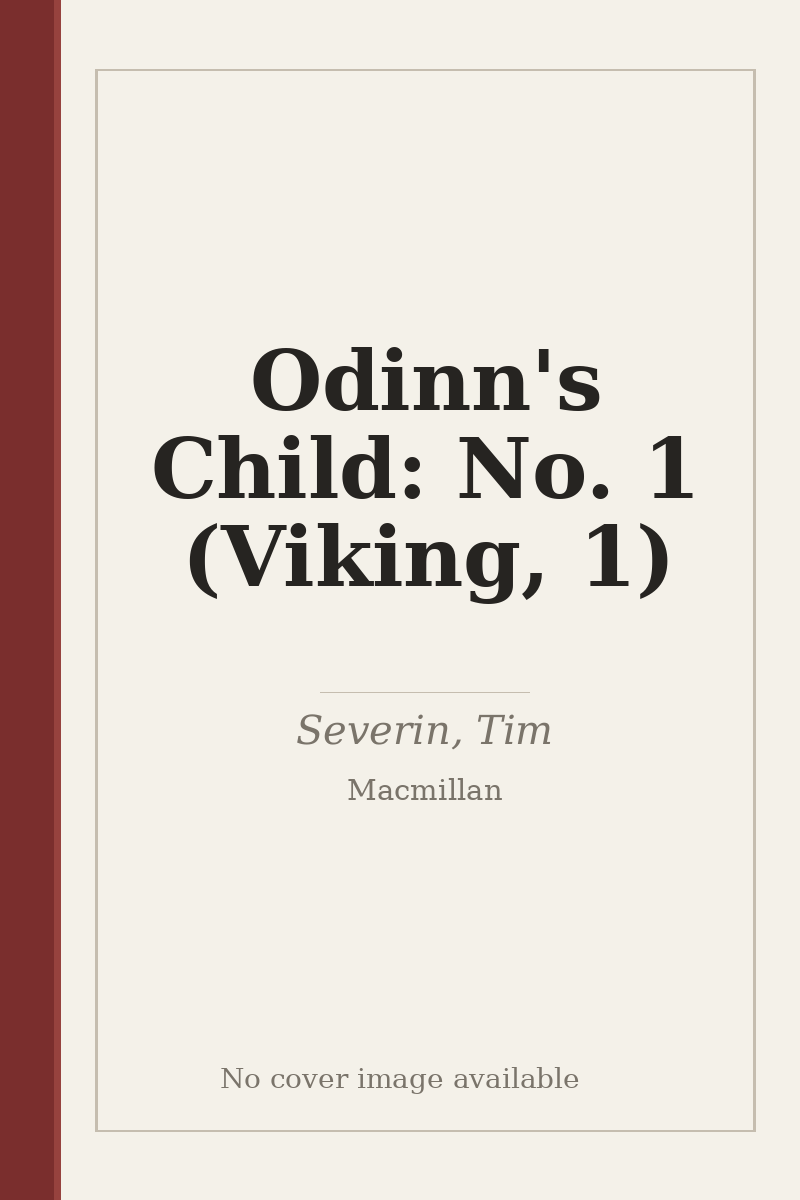 Odinn's Child: No. 1 (Viking, 1) - no cover image available