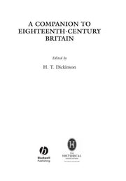 Eighteenth Century Britain: 14 (Blackwell Companions to British History)