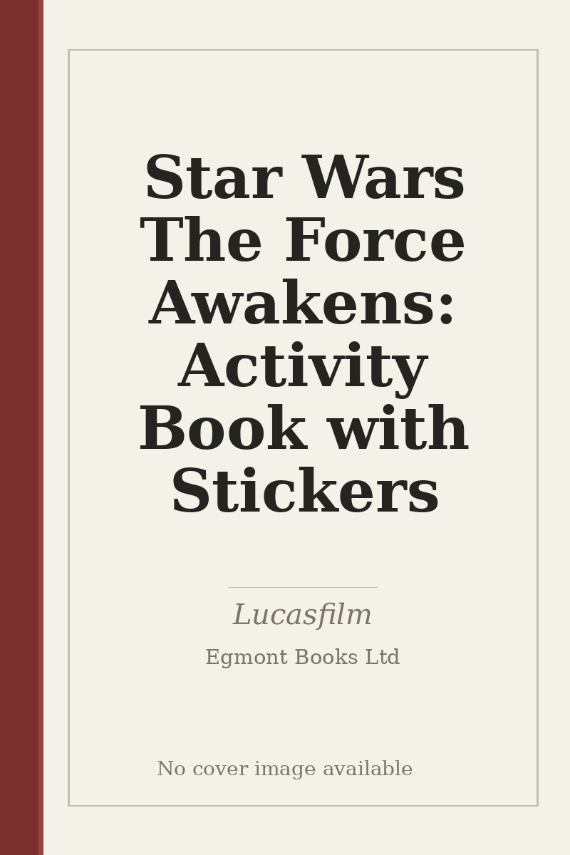 Star Wars The Force Awakens: Activity Book with Stickers - no cover image available