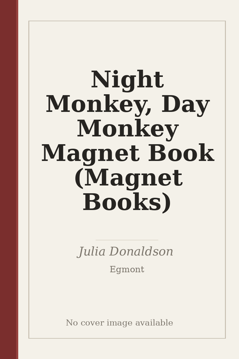 Night Monkey, Day Monkey Magnet Book (Magnet Books) - no cover image available