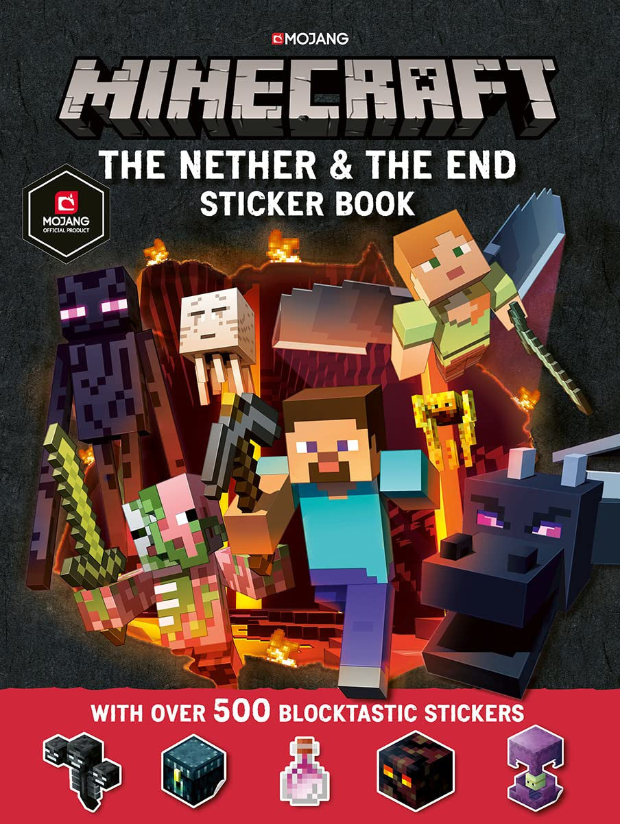 Minecraft The Nether and the End Sticker Book