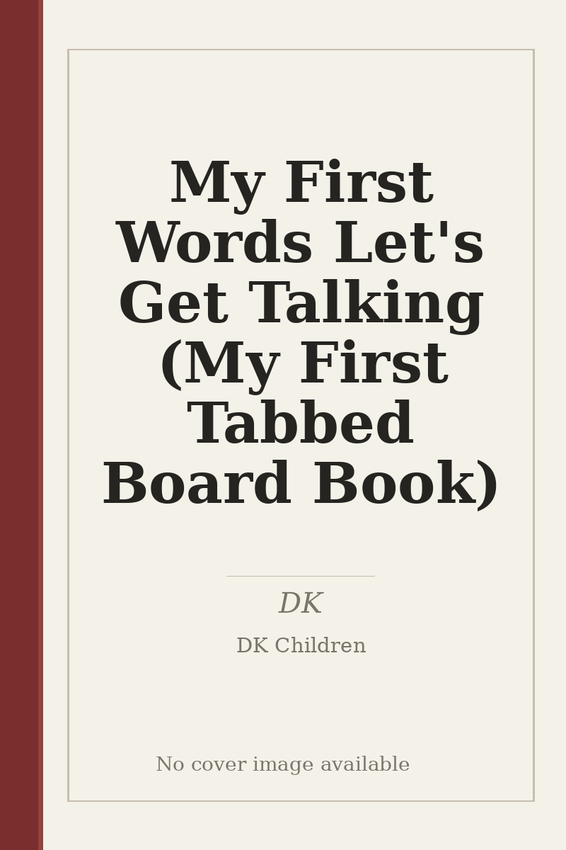 My First Words Let's Get Talking (My First Tabbed Board Book) - no cover image available