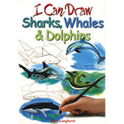 Sharks, Whales and Dolphins (I Can Draw)