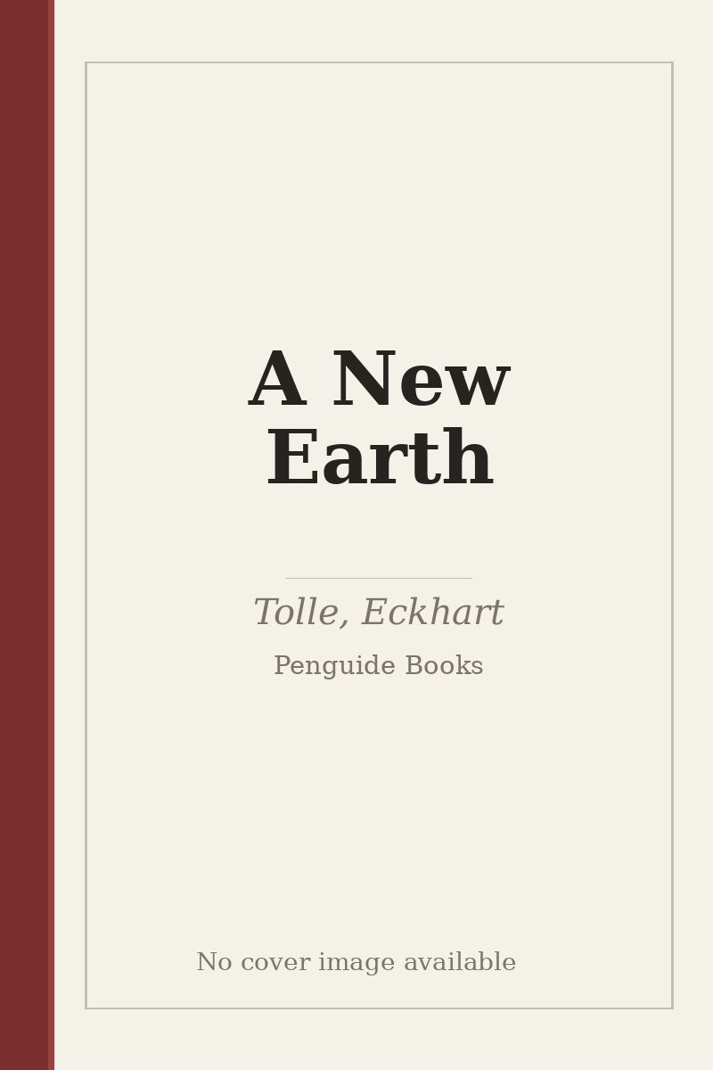 A New Earth - no cover image available