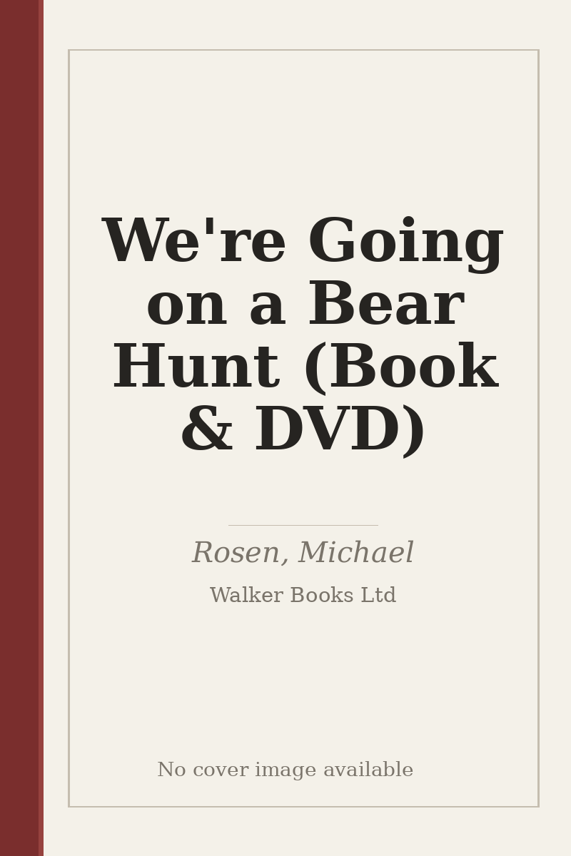 We're Going on a Bear Hunt (Book & DVD) - no cover image available