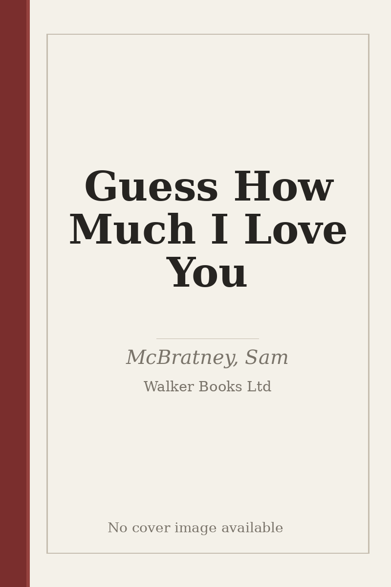 Guess How Much I Love You - no cover image available