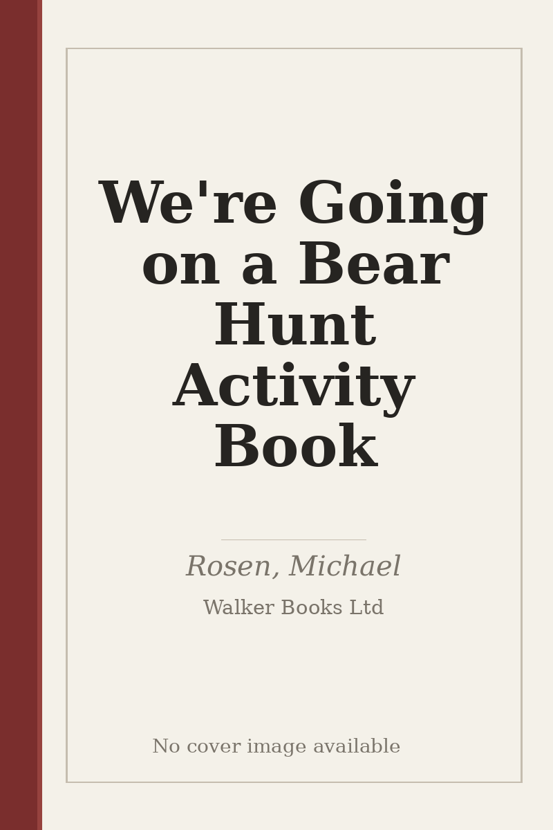 We're Going on a Bear Hunt Activity Book - no cover image available