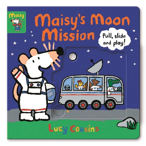 Maisy's Moon Mission: Pull, Slide and Play: Use the sturdy sliders to take part in Maisy’s space adventure, helping your toddler develop their fine motor skills and inspiring imaginative play