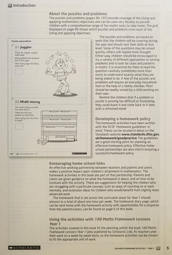 Year One (100 Maths Homework Activities New Edition)