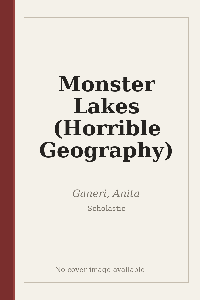 Monster Lakes (Horrible Geography) - no cover image available