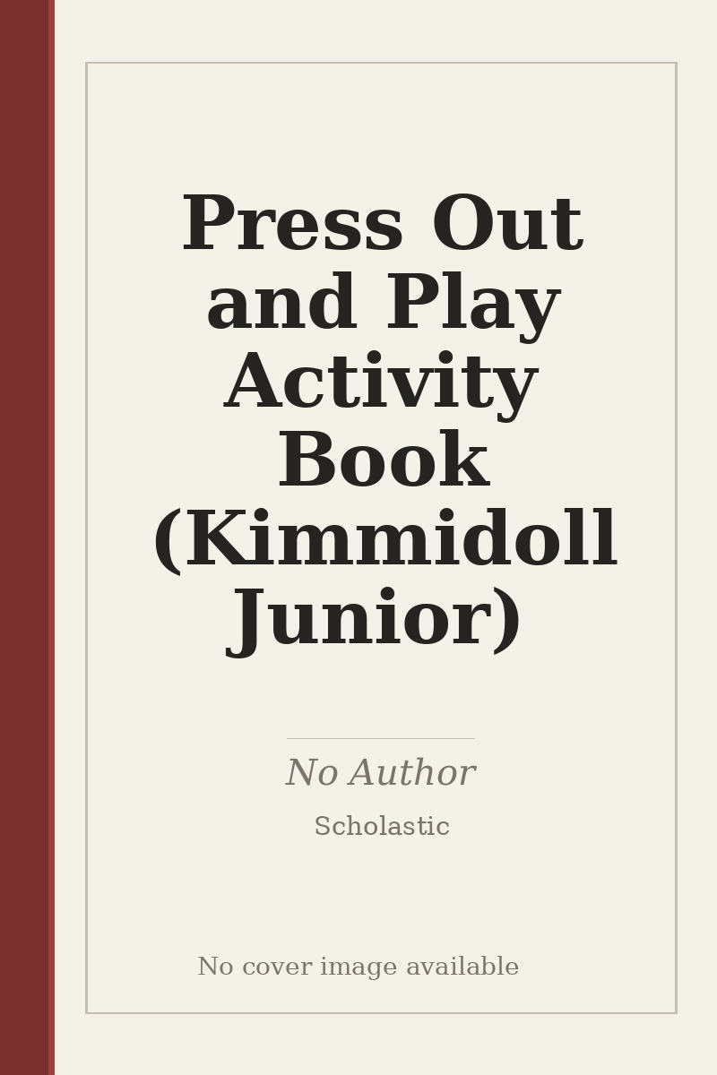 Press Out and Play Activity Book (Kimmidoll Junior) - no cover image available