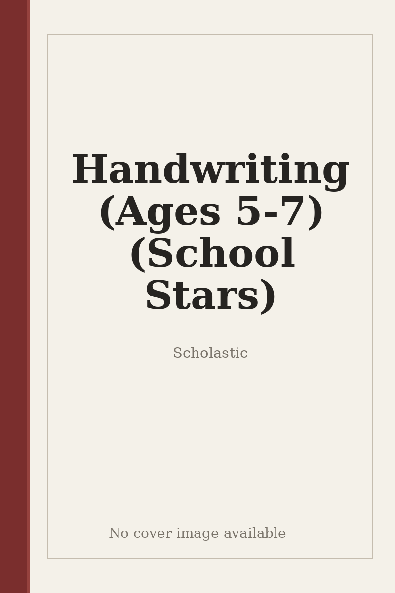 Handwriting (Ages 5-7) (School Stars) - no cover image available