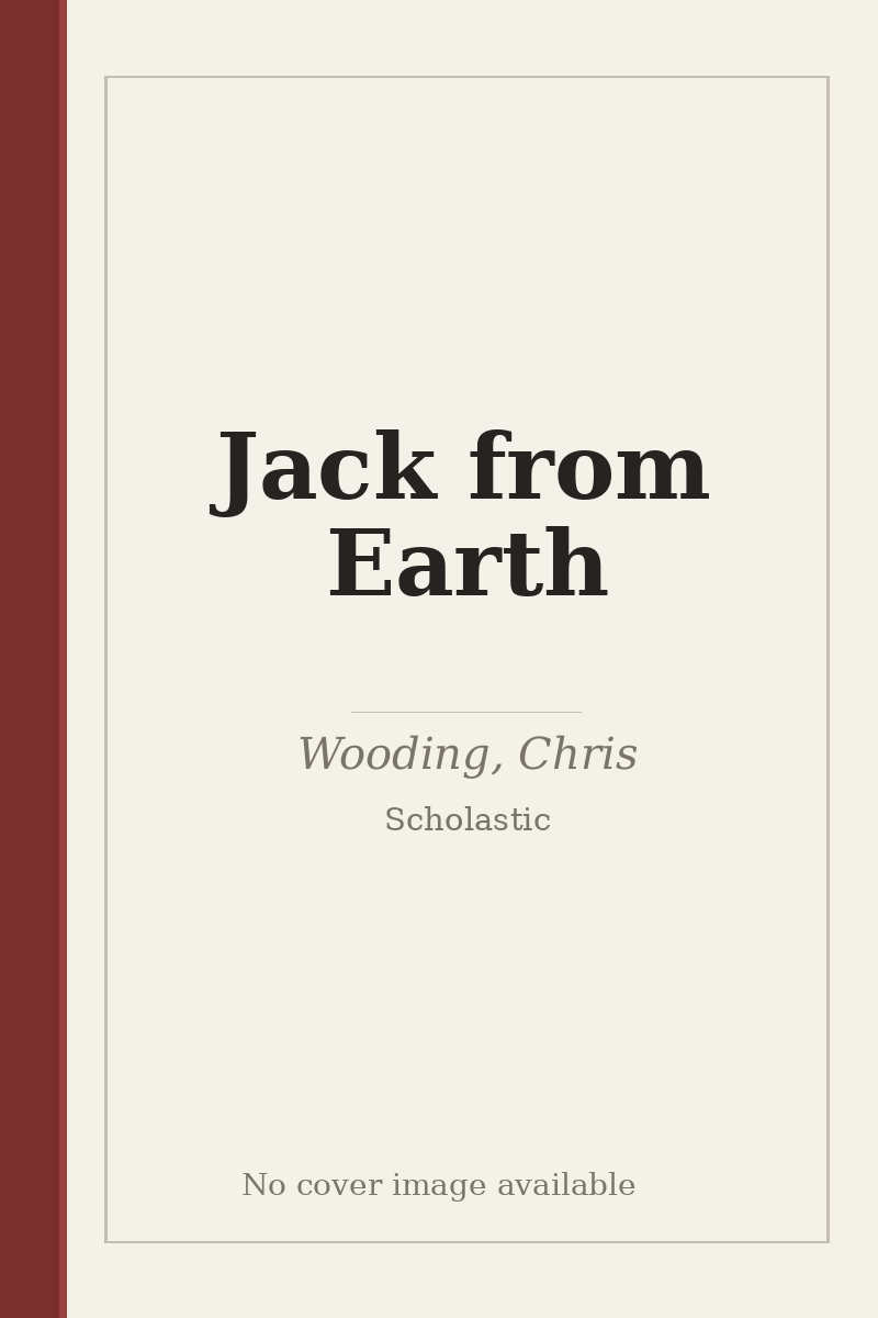 Jack from Earth - no cover image available