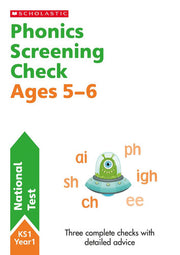 Phonics Practice Checks for Ages 5-7 (Year 1) Includes Three practice checks plus additional activities and mark schemes (National Curriculum SATs Tests)