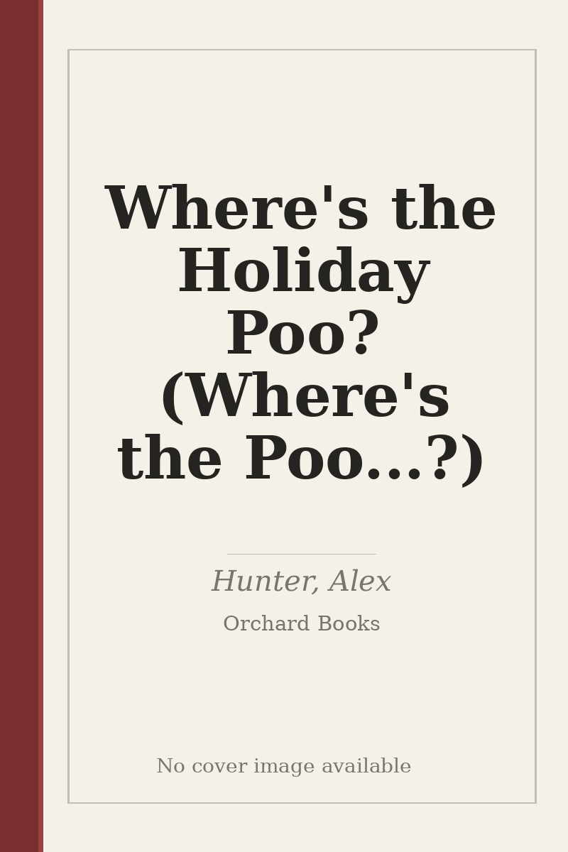 Where's the Holiday Poo? (Where's the Poo...?) - no cover image available