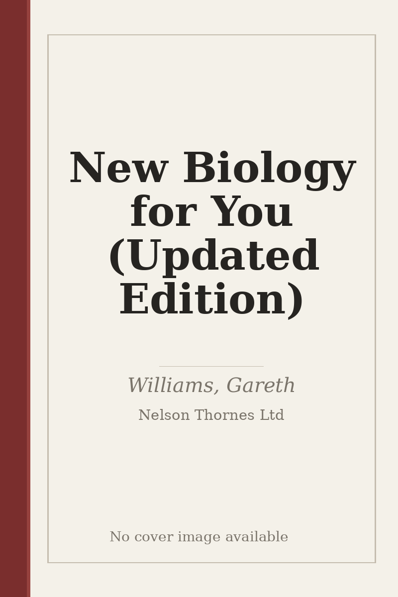 New Biology for You (Updated Edition) - no cover image available