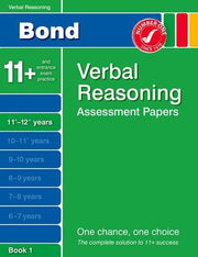 Bond Verbal Reasoning Assessment Papers 11+-12+ years Book 1 (Bond Assessment Papers)