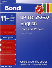 Bond Up to Speed English Tests and Papers 10-11+ years