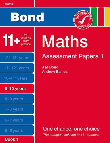 Bond Assessment Papers Maths 9-10 years Book 1