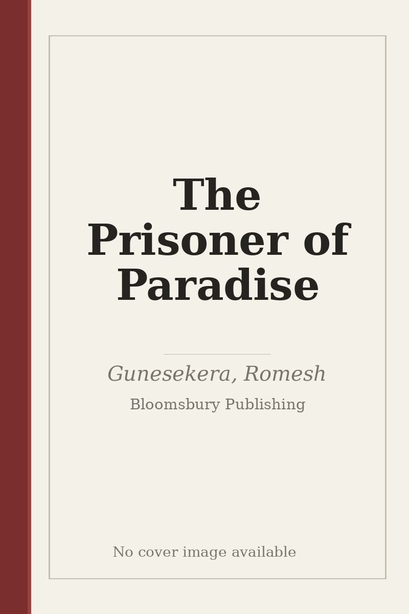 The Prisoner of Paradise - no cover image available