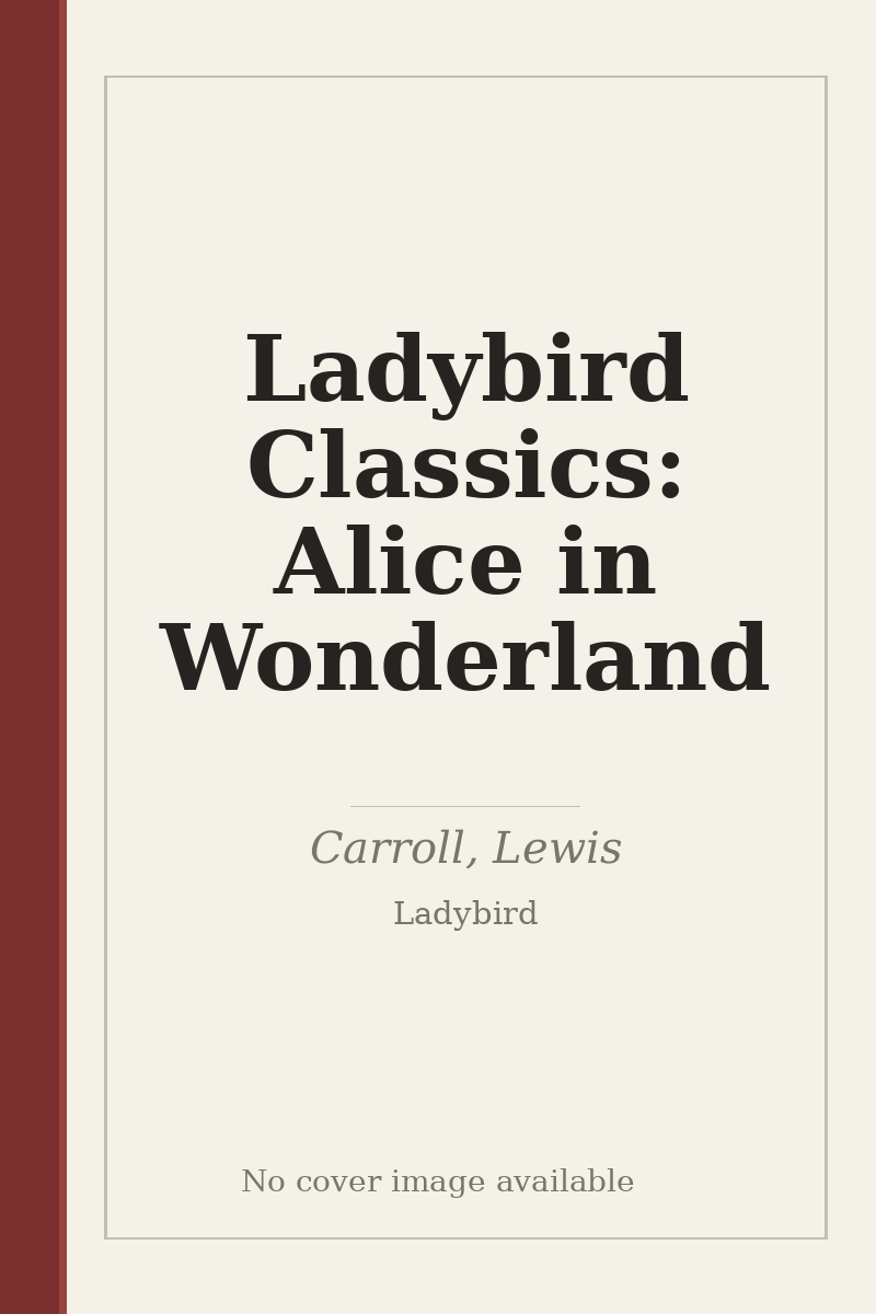 Ladybird Classics: Alice in Wonderland - no cover image available
