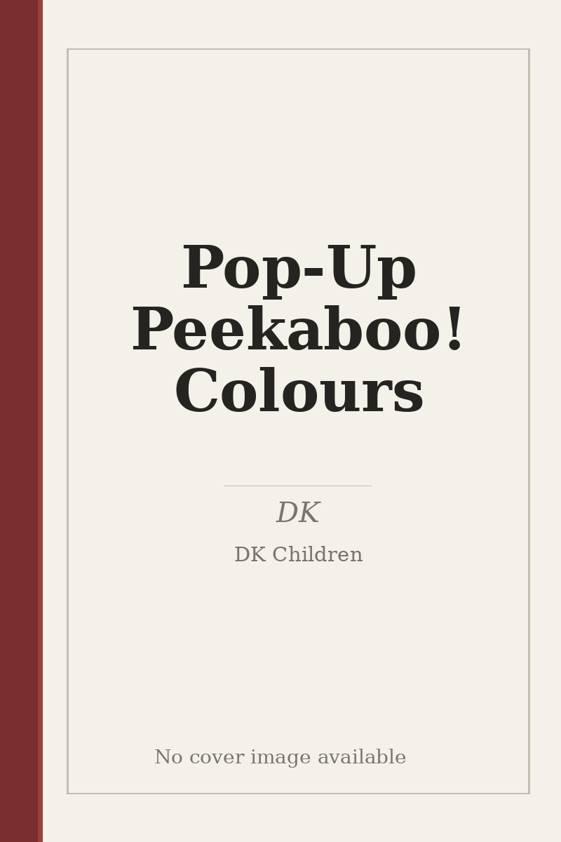 Pop-Up Peekaboo! Colours - no cover image available