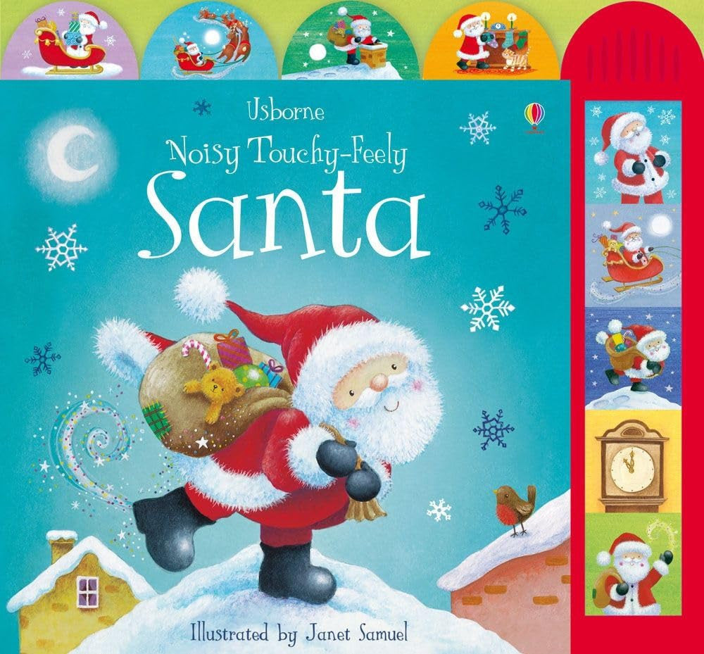 Noisy Touchy-feely Santa (Usborne Touchy-Feely Books) (Busy Sounds) (Noisy Books)