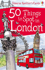 50 Things to Spot in London (Usborne Spotters' Cards) (Activity Cards)