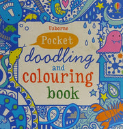 Pocket Doodling and Colouring Book Blue