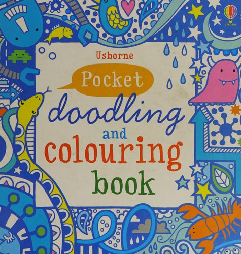 Pocket Doodling and Colouring Book Blue
