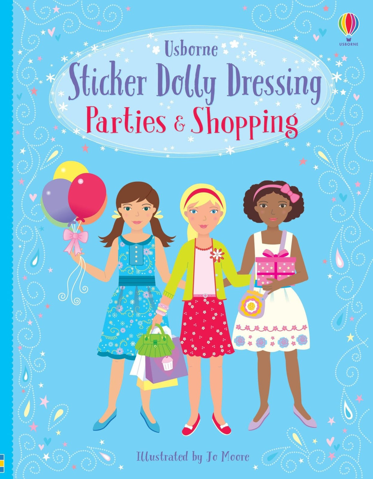 Sticker Dolly Dressing Parties and Shopping Girls (Usborne Sticker Dolly Dressing)
