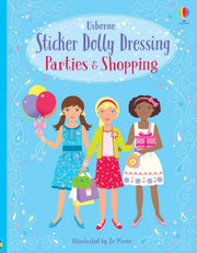 Sticker Dolly Dressing Parties and Shopping Girls (Usborne Sticker Dolly Dressing)
