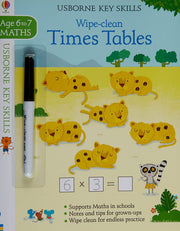 Wipe-clean Times Tables 6-7 (Key Skills)