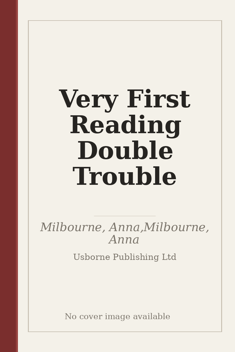 Very First Reading Double Trouble - no cover image available