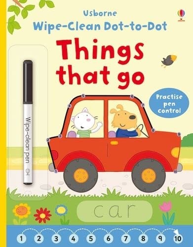 Wipe-clean Dot-to-dot Things that Go: 1