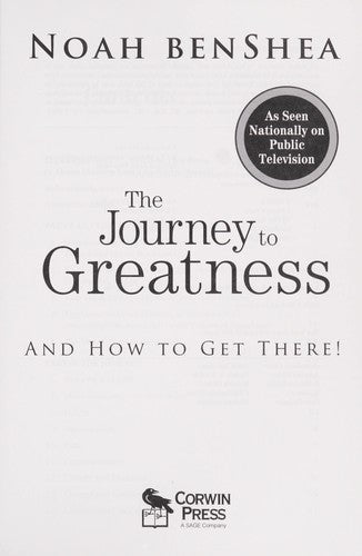 Noah benShea's The Journey to Greatness National Public Television Edition (PBS Series)