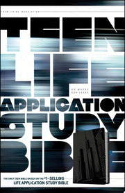 NLT Teen Life Application Study Bible: New Living Translation Steel City LeatherLike