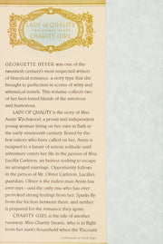 Lady Of Quality & Charity Girl - Two Novels In One