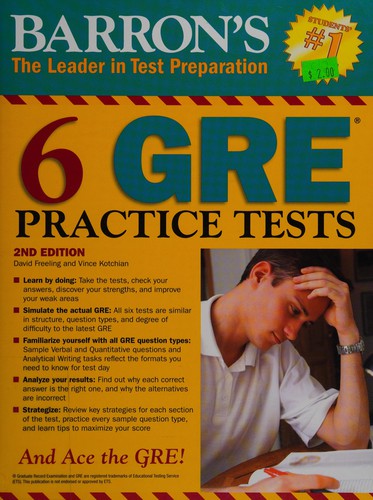 6 GRE Practice Tests (Barron's 6 Gre Practice Tests)