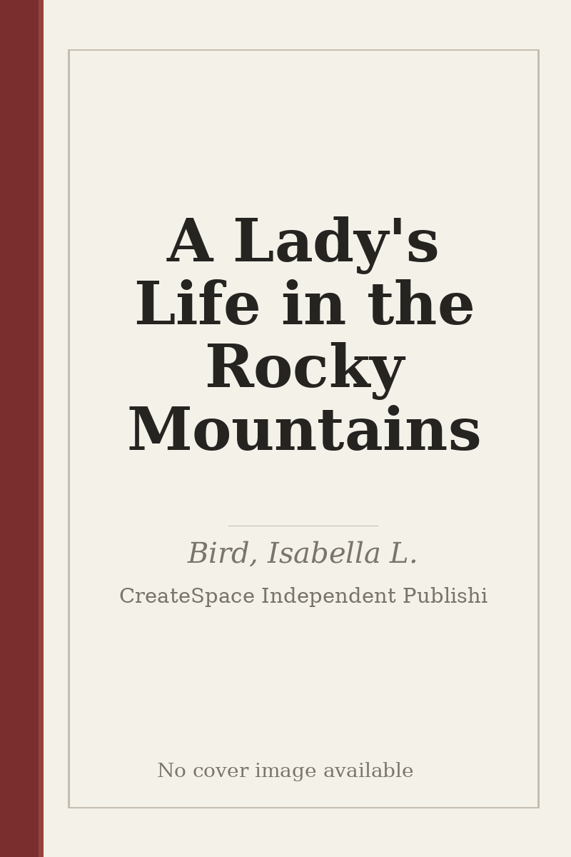 A Lady's Life in the Rocky Mountains - no cover image available