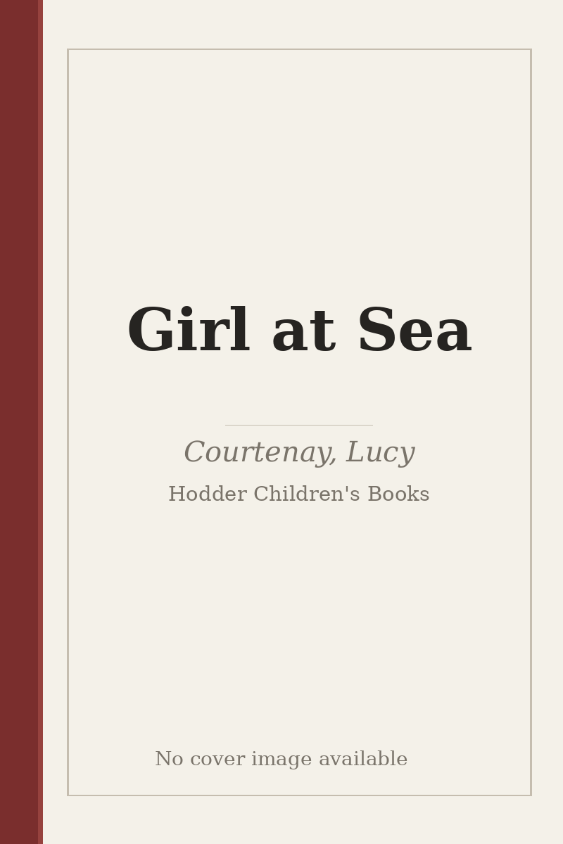 Girl at Sea - no cover image available